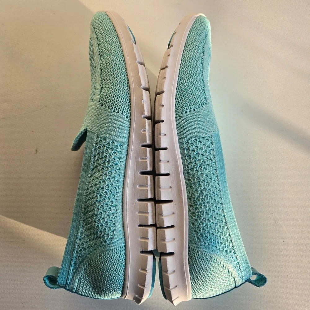 Cole Haan Zerogrand Stitchlite Aqua Knit Slip On‎ Loafer Sneakers Womens Size 7B